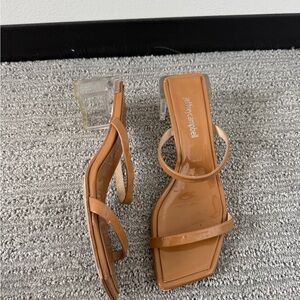 Jeffrey Campbell Tan Strappy Sandals